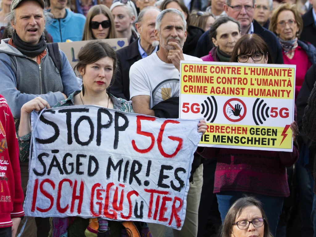 Nekoliko tisuća prosvjednika protiv 5G u Bernu