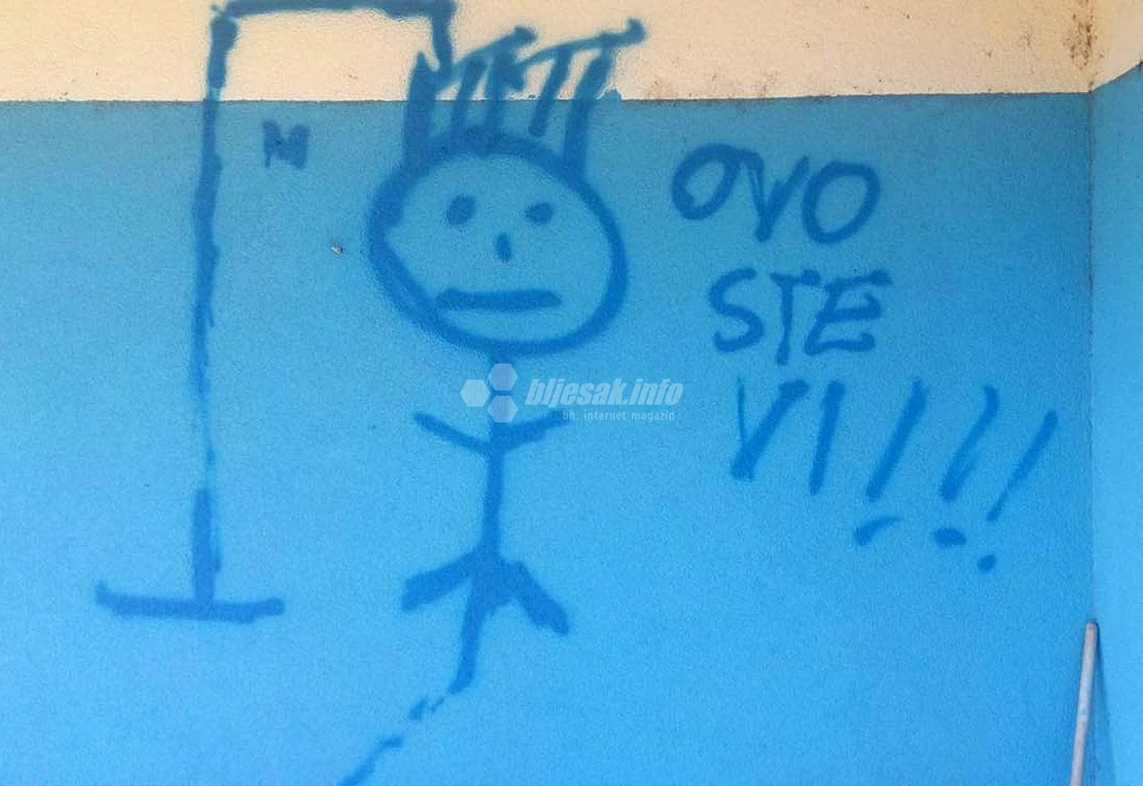 Policija otkrila: Gruđanin i dva Širokobriježanina išarali kamp NK Široki Brijeg