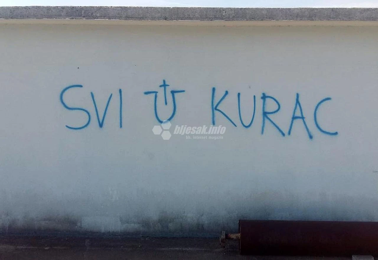 Kamp NK Široki Brijeg išaran prijetećim i uvredljivim grafitima, otkriveni počinitelji