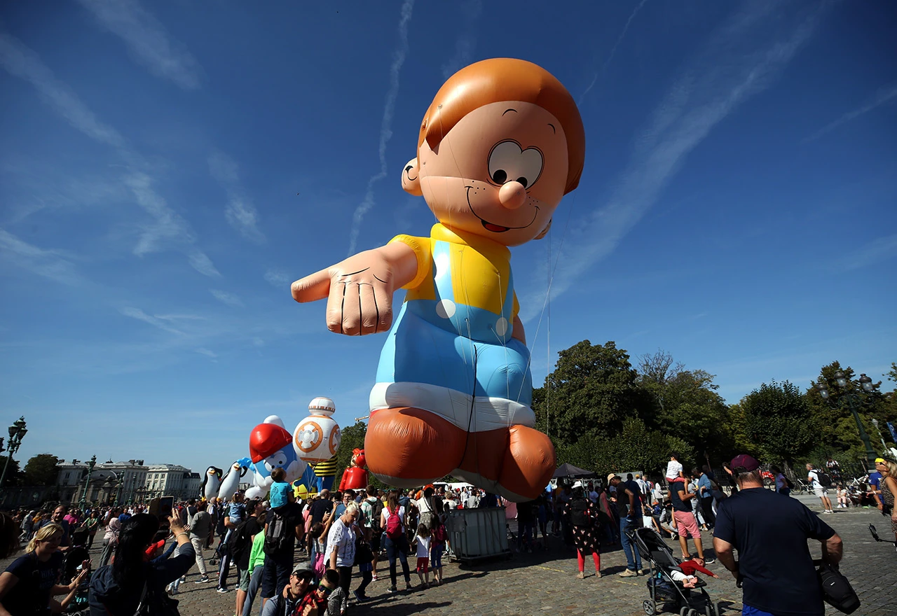  Festival stripa: Divovski baloni "paradirali" ulicama Brusselsa