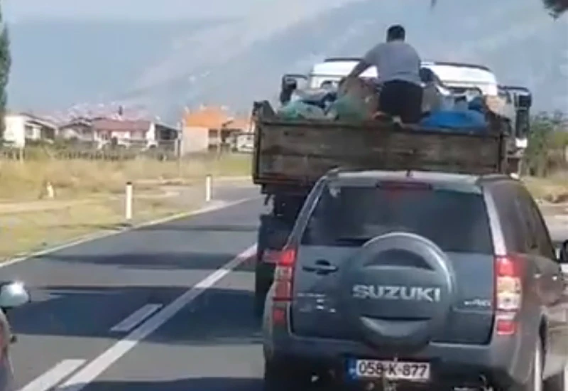 Smećarska vratolomija u Mostaru!