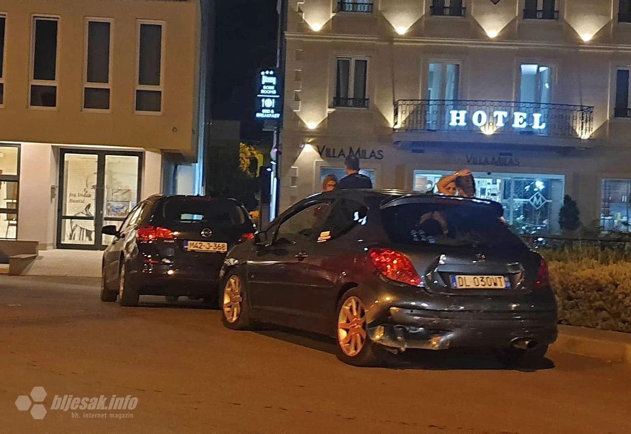 Mostar: Jedna osoba ozlijeđena u sudaru tri automobila