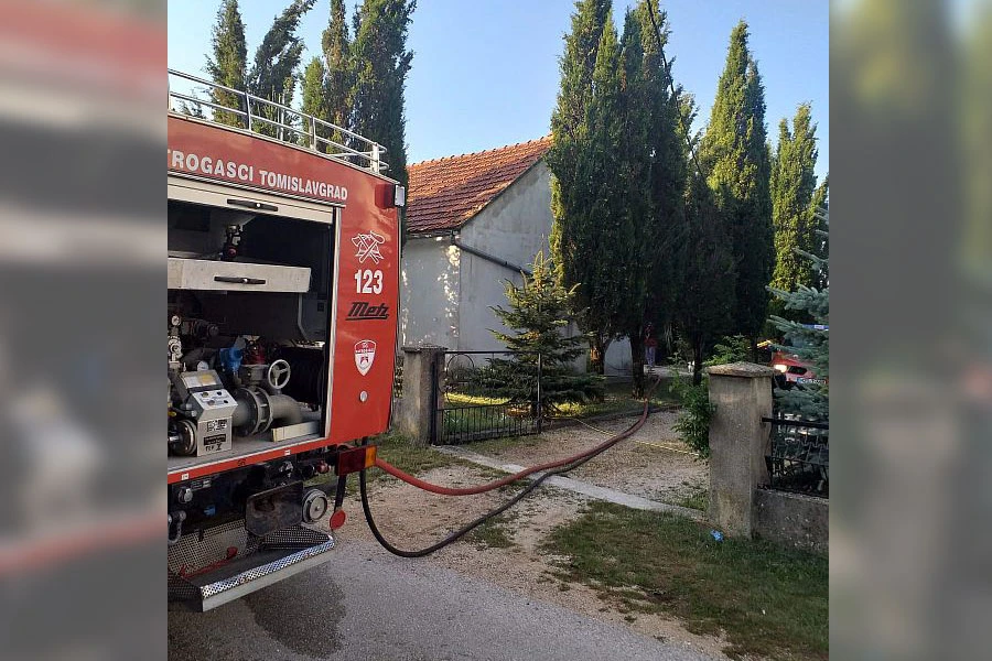 Gorjela kuća u Tomislavgradu