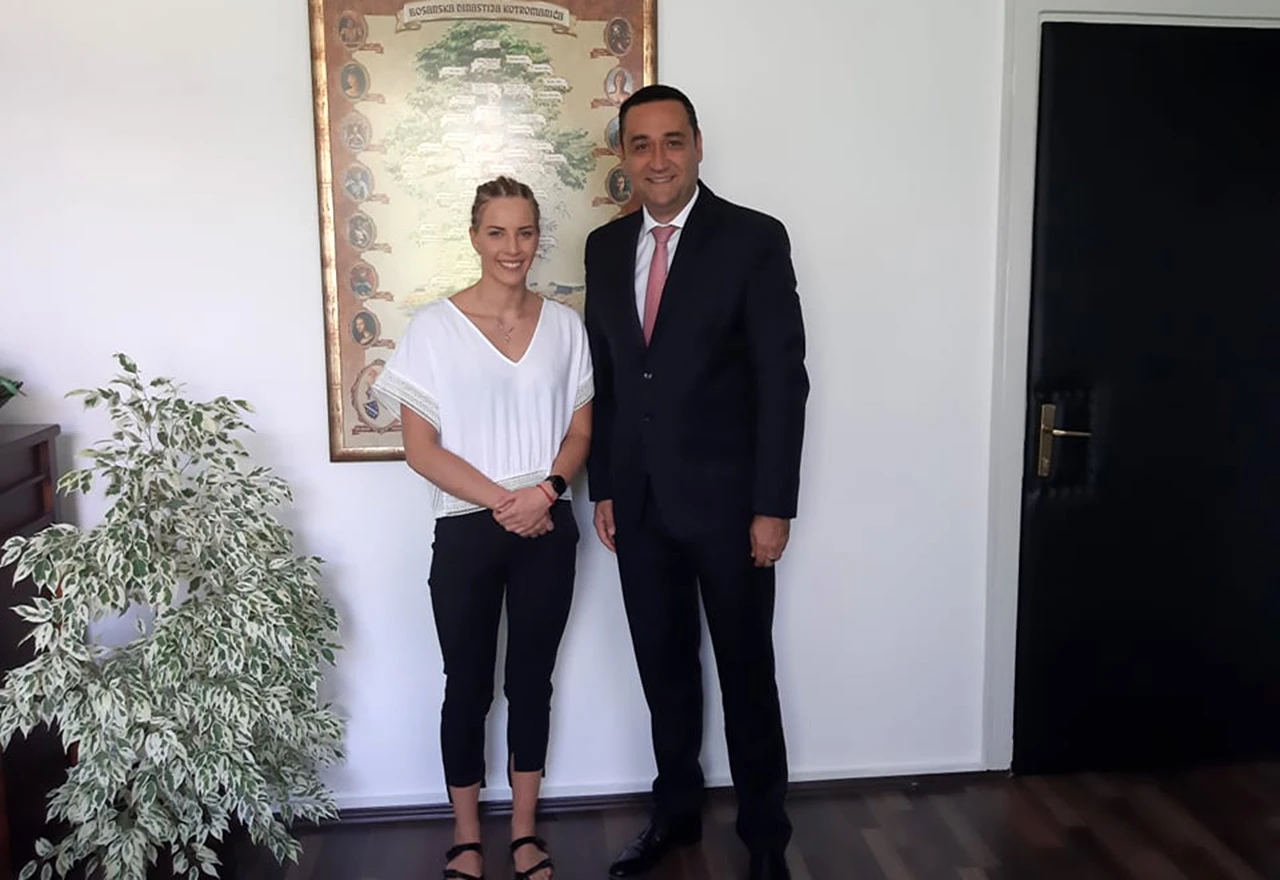 Mostarska sportašica kod ministra: Čestitke i podrška