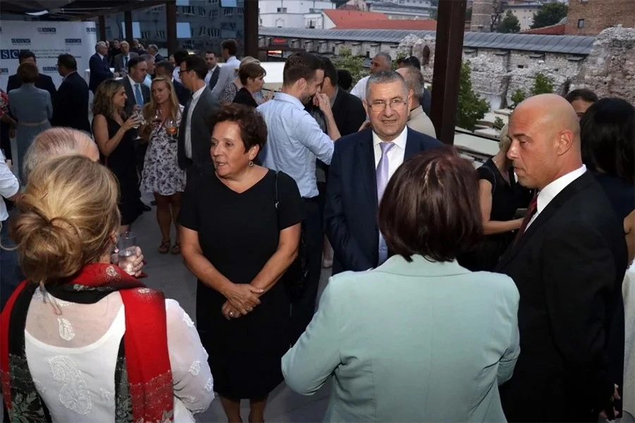 Sarajevo: Oproštajni prijem Brucea Bertona