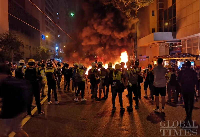 Okršaj u Hong Kongu