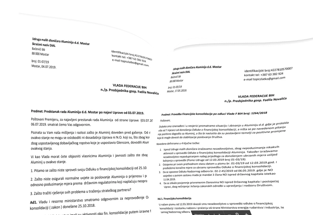 Dioničari čekaju odgovore: Nema suglasnosti vlasnika za otkaze u Aluminiju