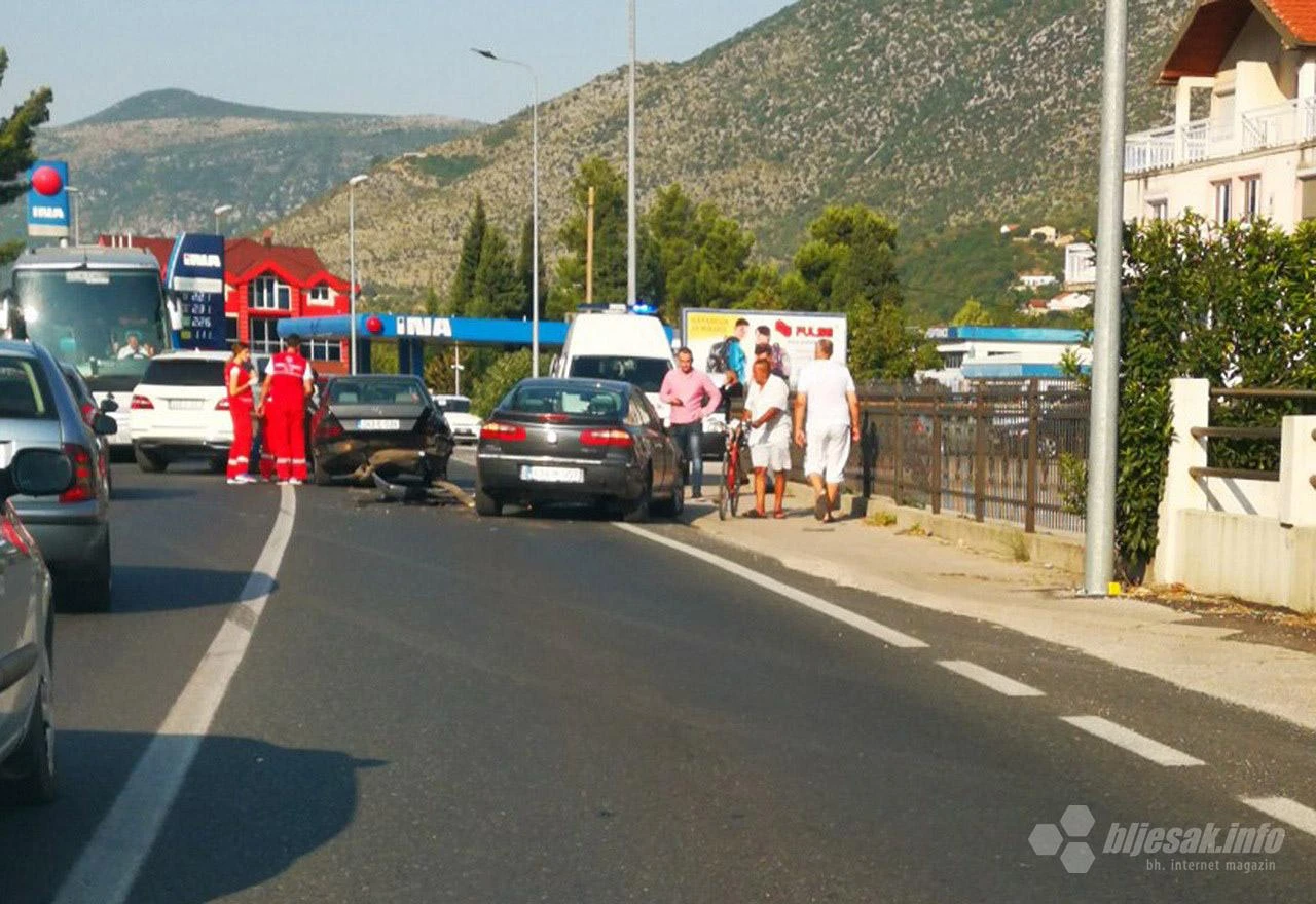 Prometna nesreća na izlazu iz Mostara