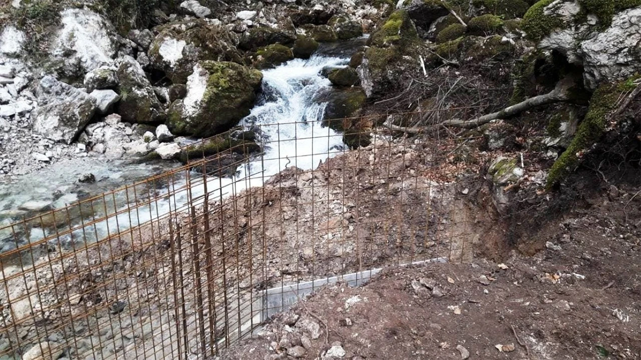 Uređeno izvorište rijeke Šanice kod Jablanice