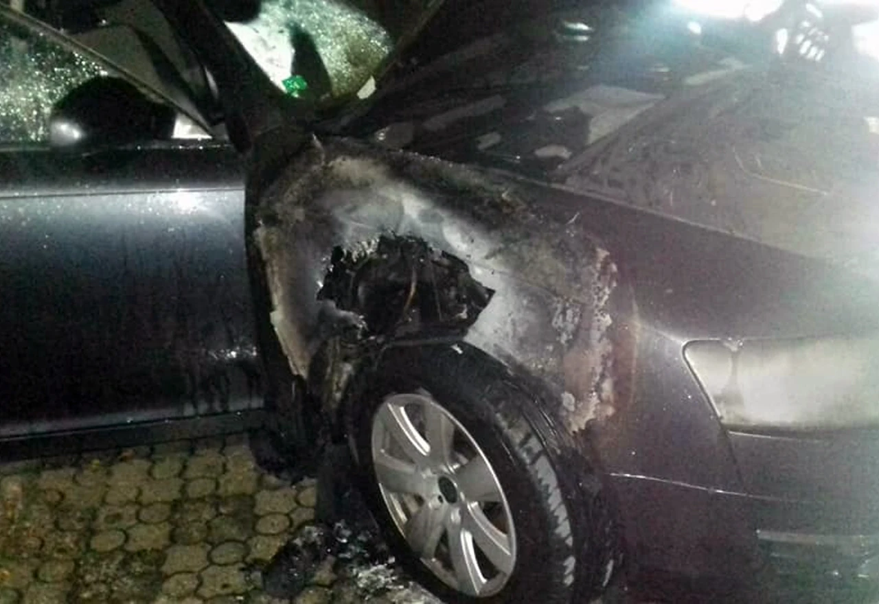 U Ortiješu planuo automobil
