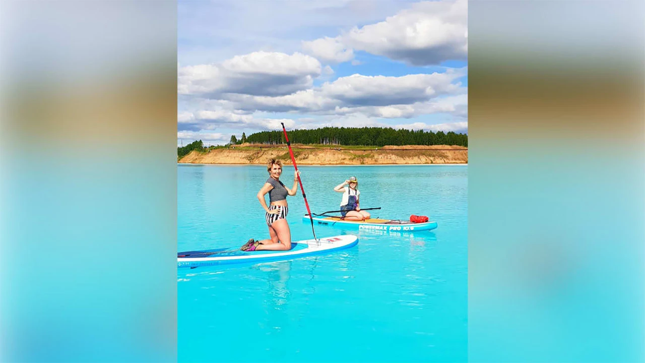 Jezero, koje je zapravo deponija otpada, savršena pozadina za selfije