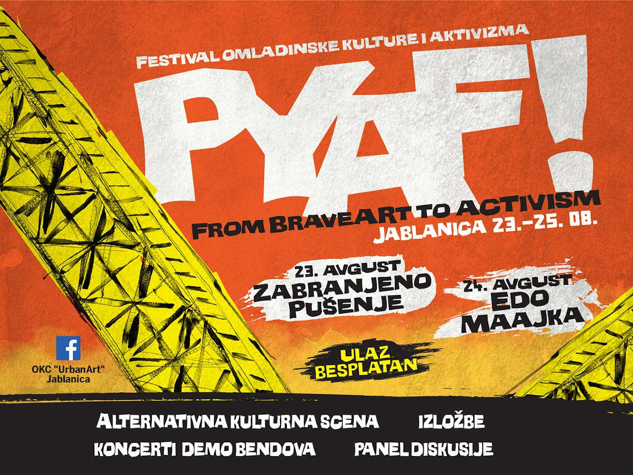 PYAF se održava u Jablanici od 23. do 25. kolovoza