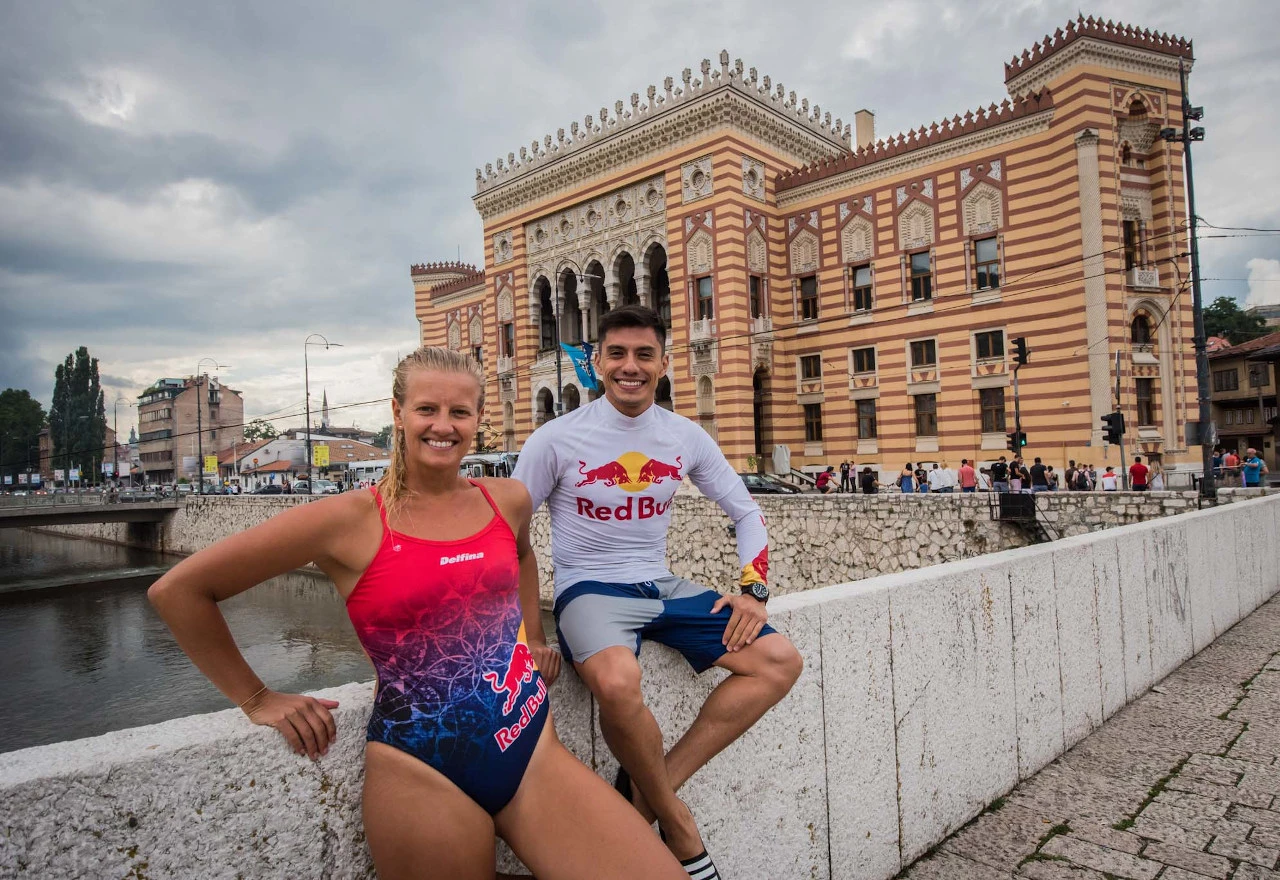 Sarajevska uvertira pred Red Bull Cliff Diving natjecanje u Mostaru