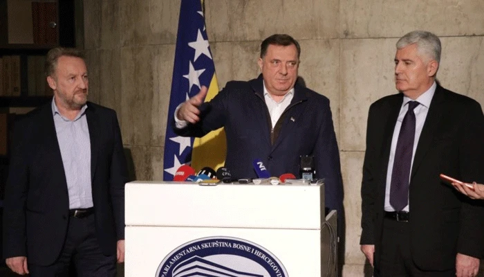 Veleposlanstva podržavaju Dodika, Izetbegovića i Čovića
