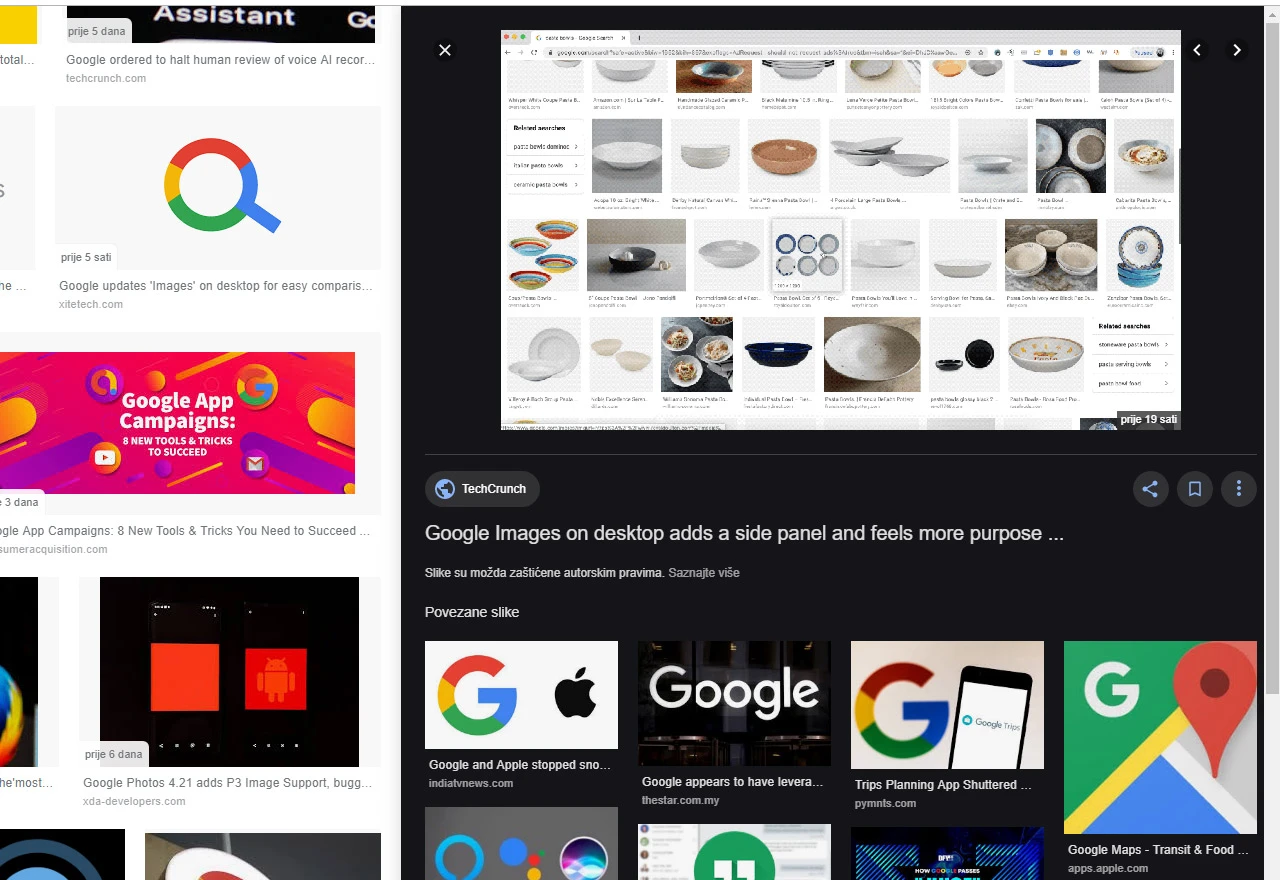 Google promijenio pretragu fotografija