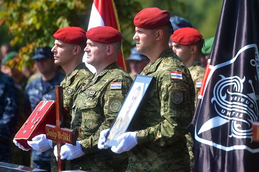 Sahranjen hrvatski vojnik koji je stradao u Afganistanu