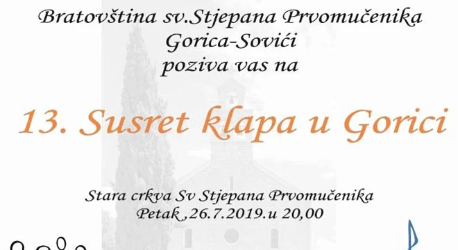 Sve je spremno za 13. susret Klapa u Gorici