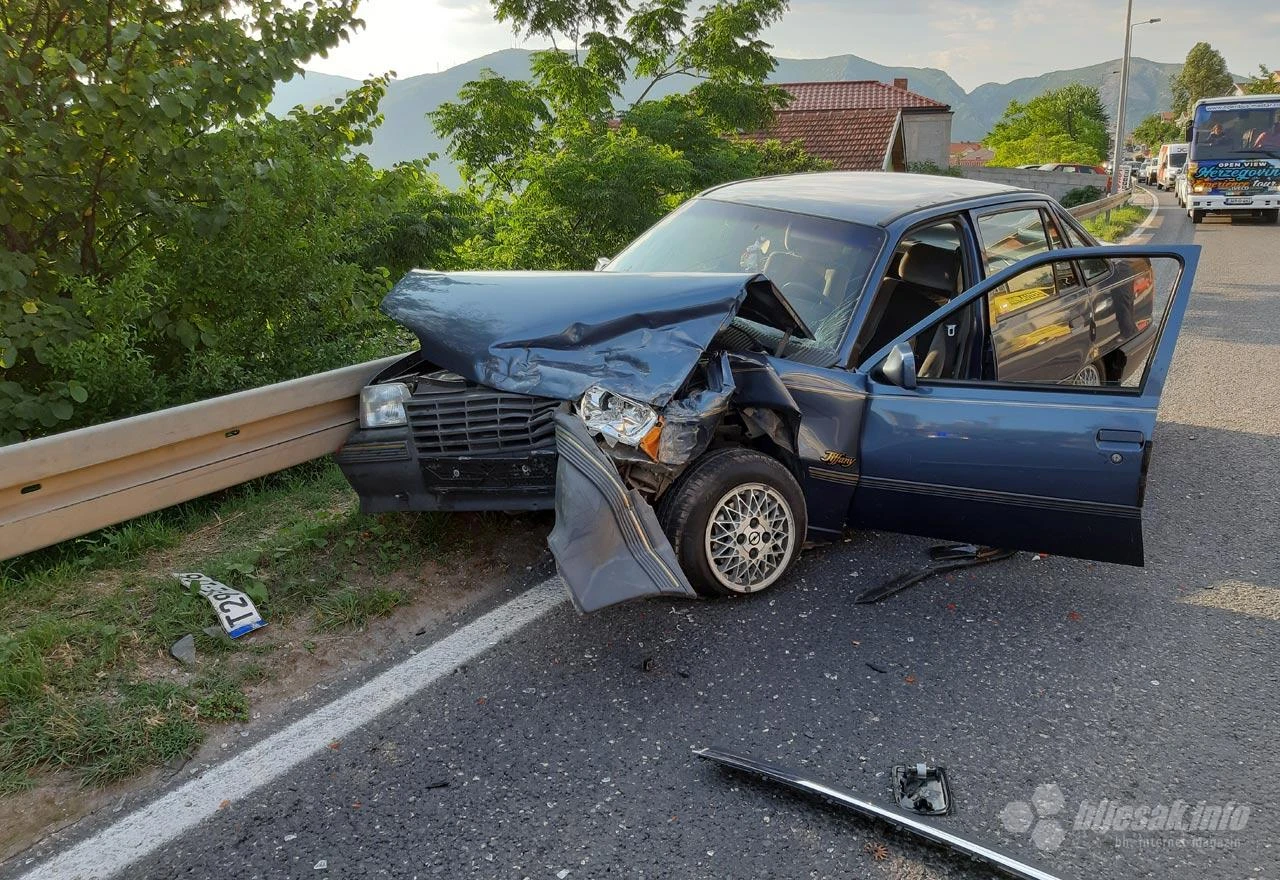 Ozlijeđen u sudaru Kadetta i BMW-a
