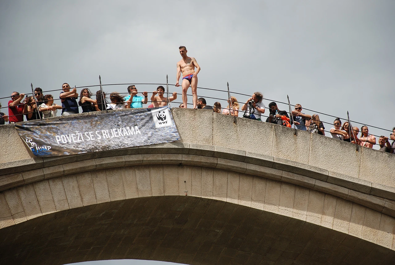 ''Velikim skokom'' sa Starog mosta ukazano na važnost zaštite rijeka
