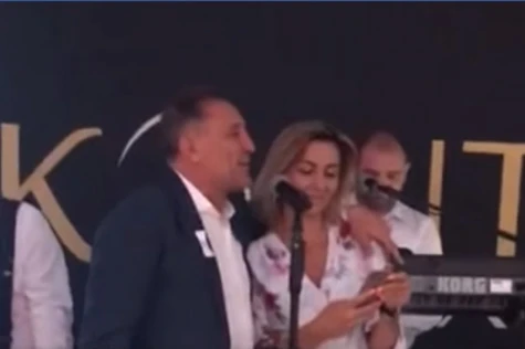 Zdravko Mamić zapjevao u Širokom  