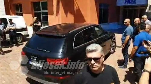 Dočekan povicima i zviždanjem, Čović primio sindikaliste