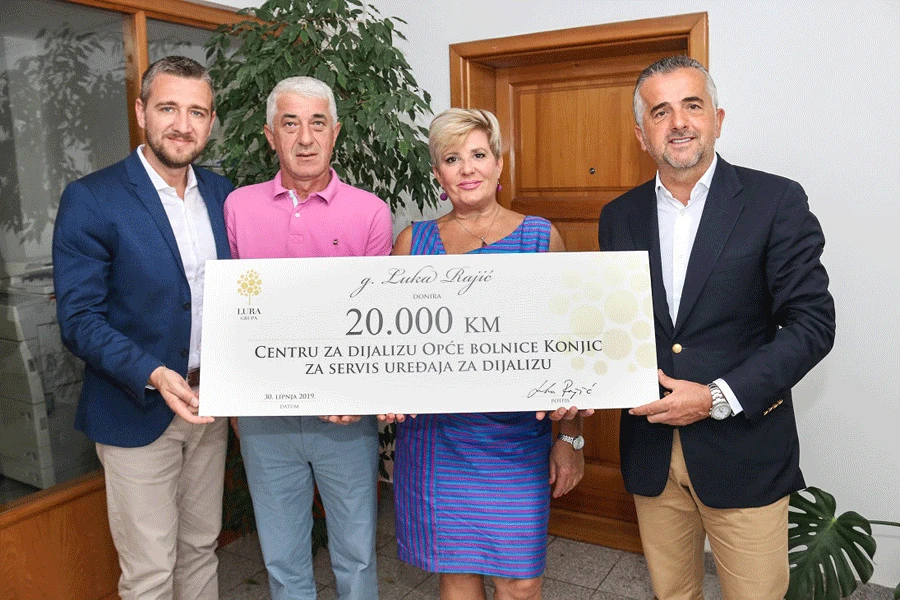 Poduzetnik donirao 20.000 KM Centru za dijalizu u Konjicu