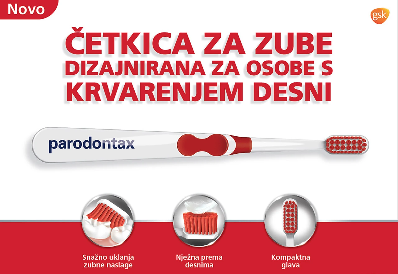 Nove parodontax četkice - posebno osmišljene za one koji pate od krvarenja desni