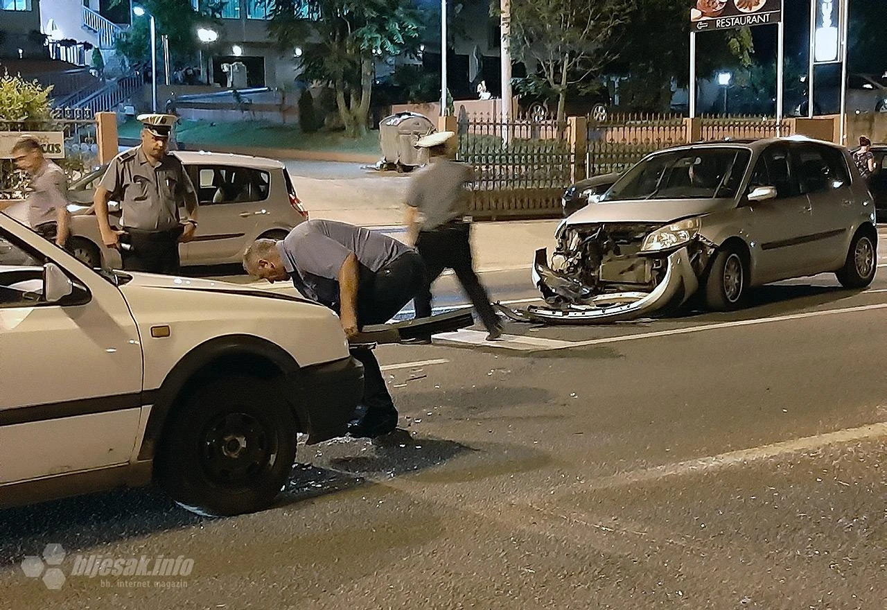 Mostar: Sudar dva vozila kod Zalika