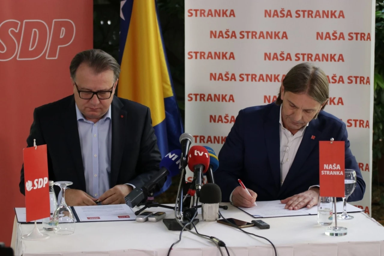 Nikšić i Kojović potpisali Sporazum o osnivanju Bosanskohercegovačkog bloka