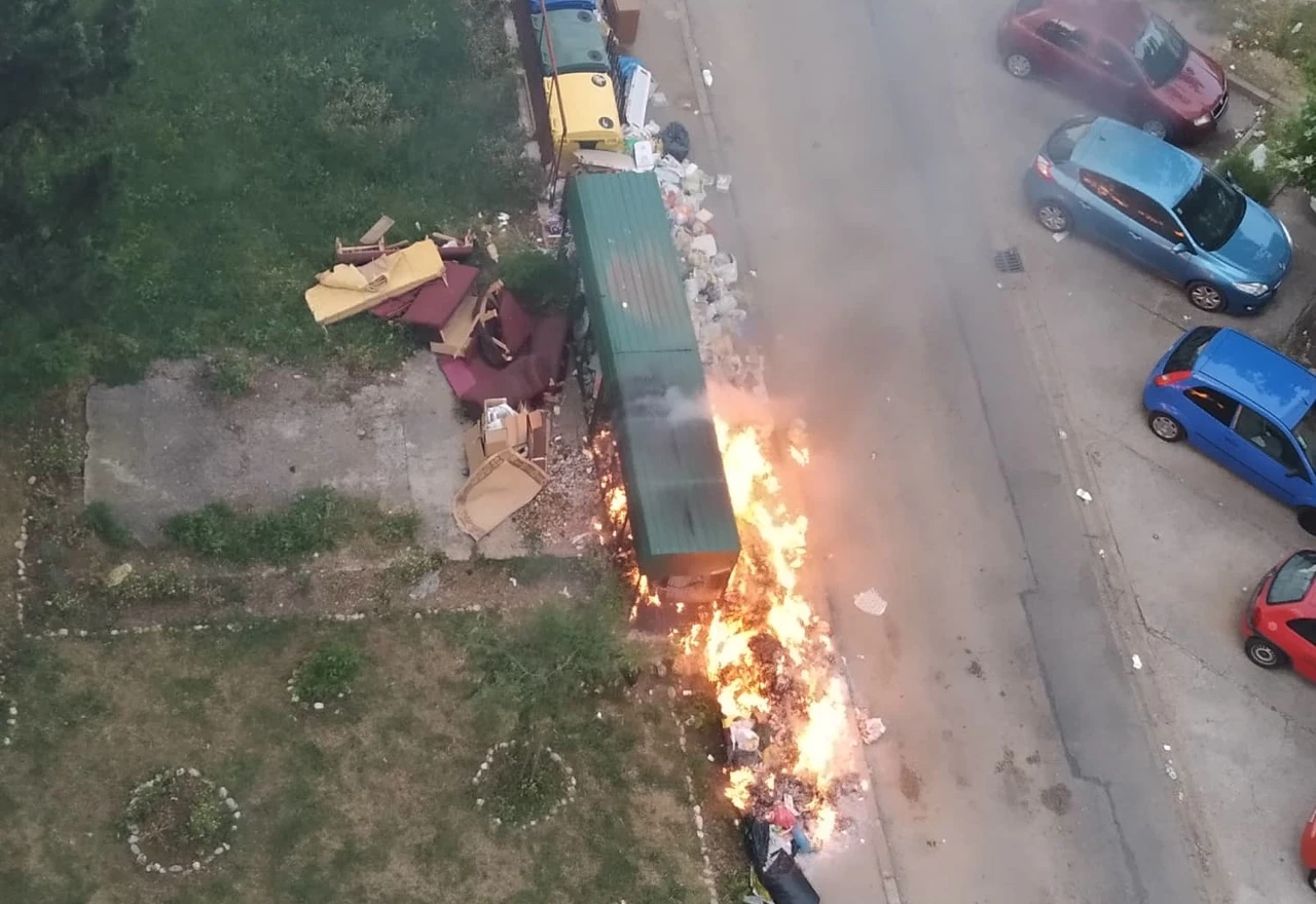 Gorjelo smeće na više lokacija u Mostaru