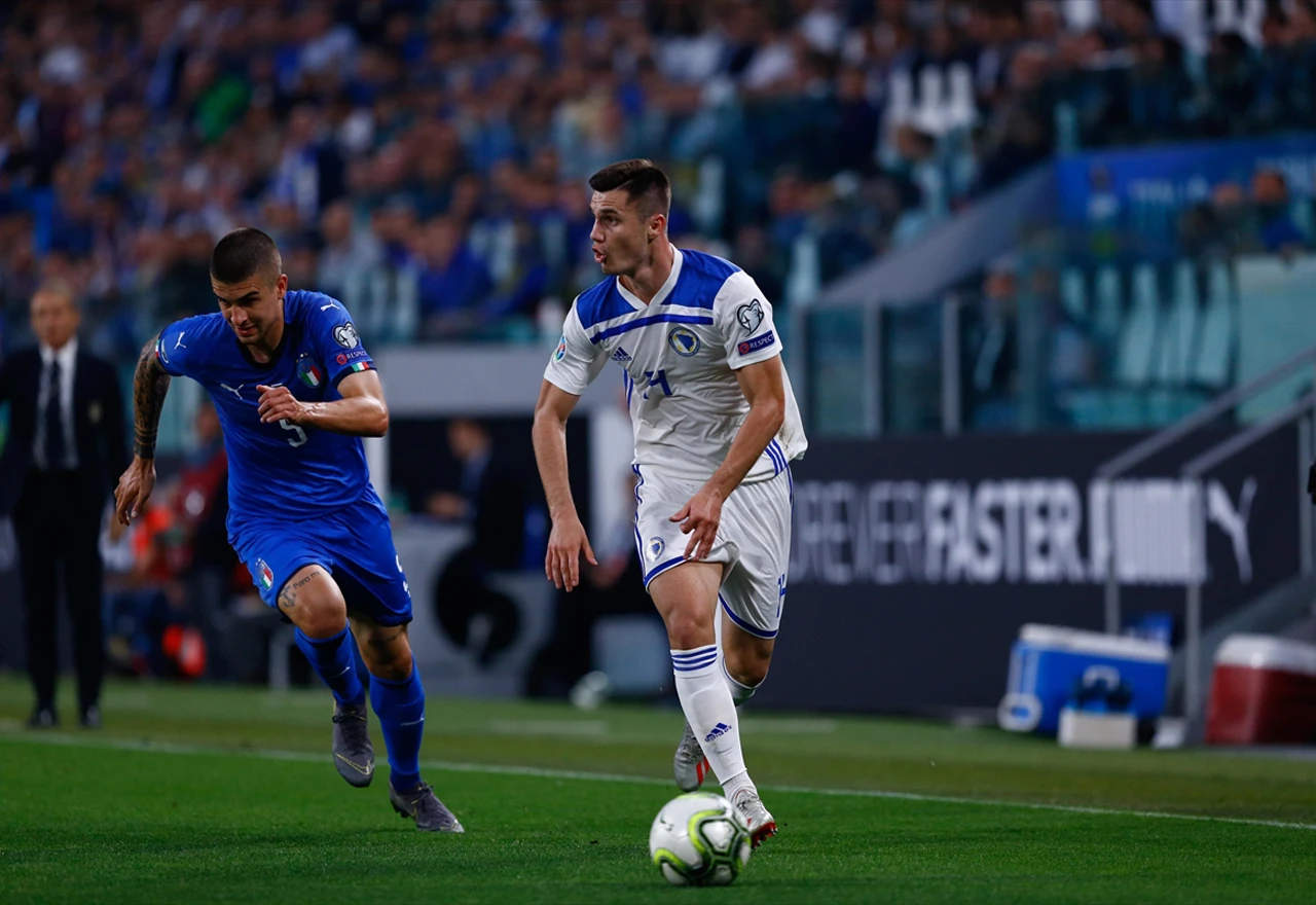 Nogometaši BiH u Torinu poraženi od Italije
