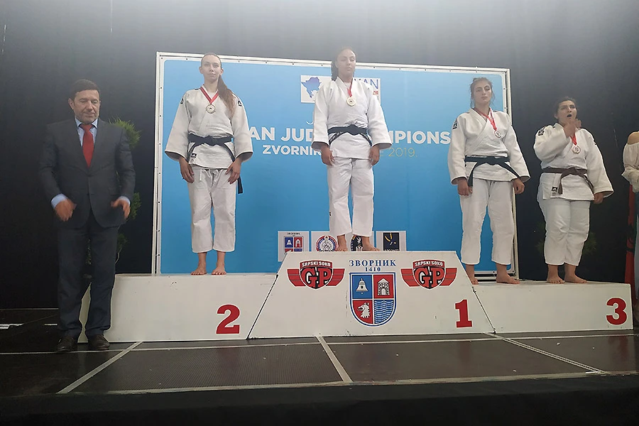 Članica judo kluba ''Hercegovac'' viceprvak Balkana