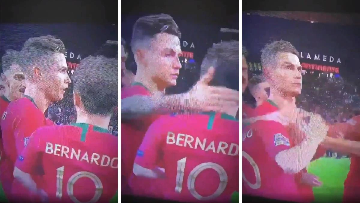 Ronaldova reakcija na proglašenje Bernarda Silve najboljim igračem