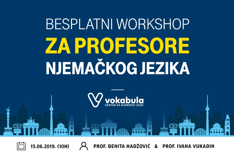 Najava workshopa za profesore njemačkog jezika