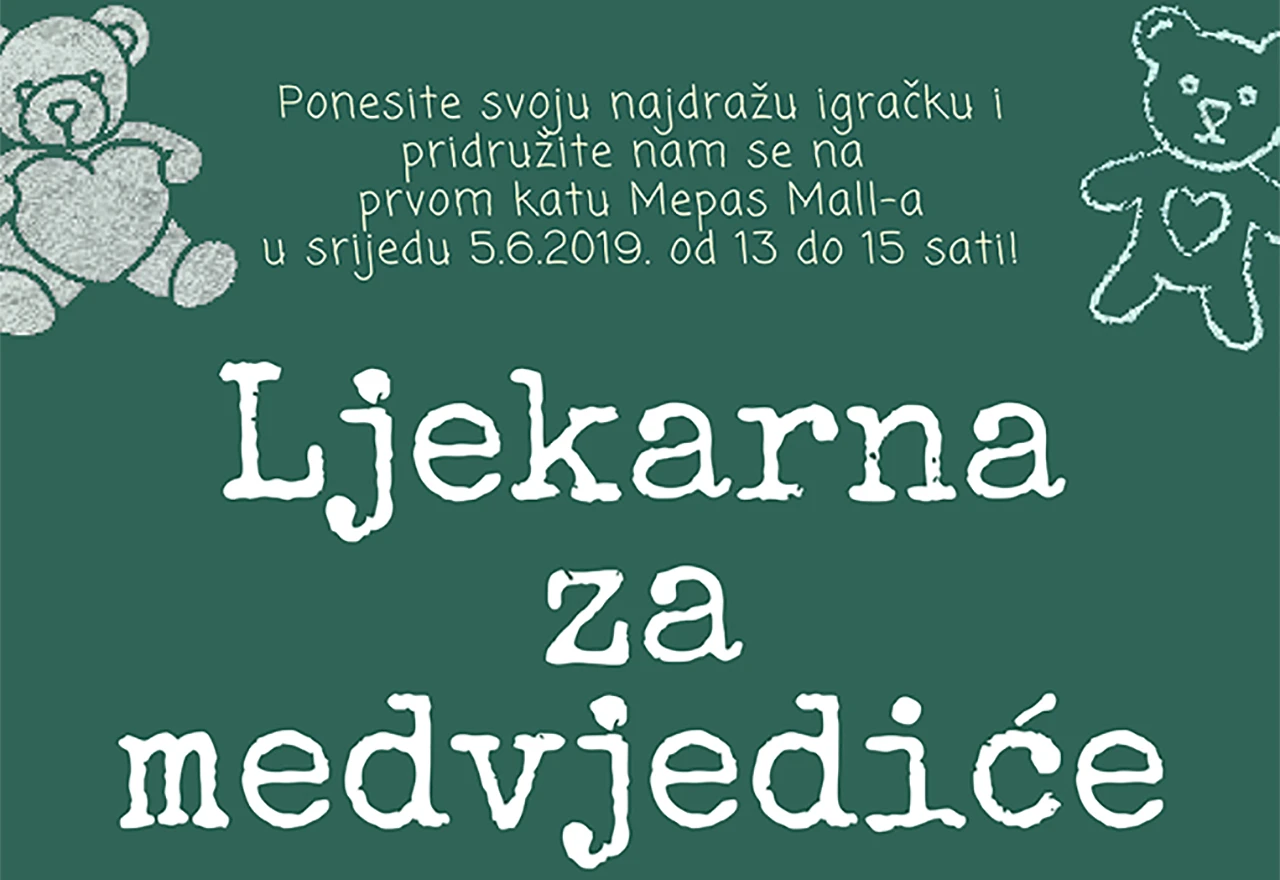 'Ljekarna za medvjediće' stiže u Mostar