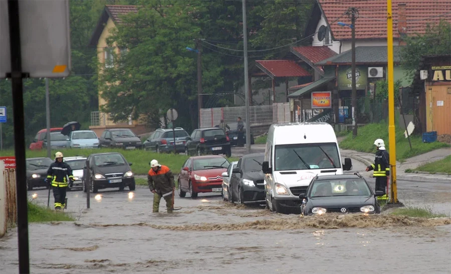 Izlila se rijeka Jala u Tuzli