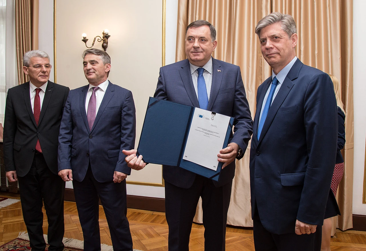 Wigemark uručio Mišljenje EK Predsjedništvu i parlamentarcima