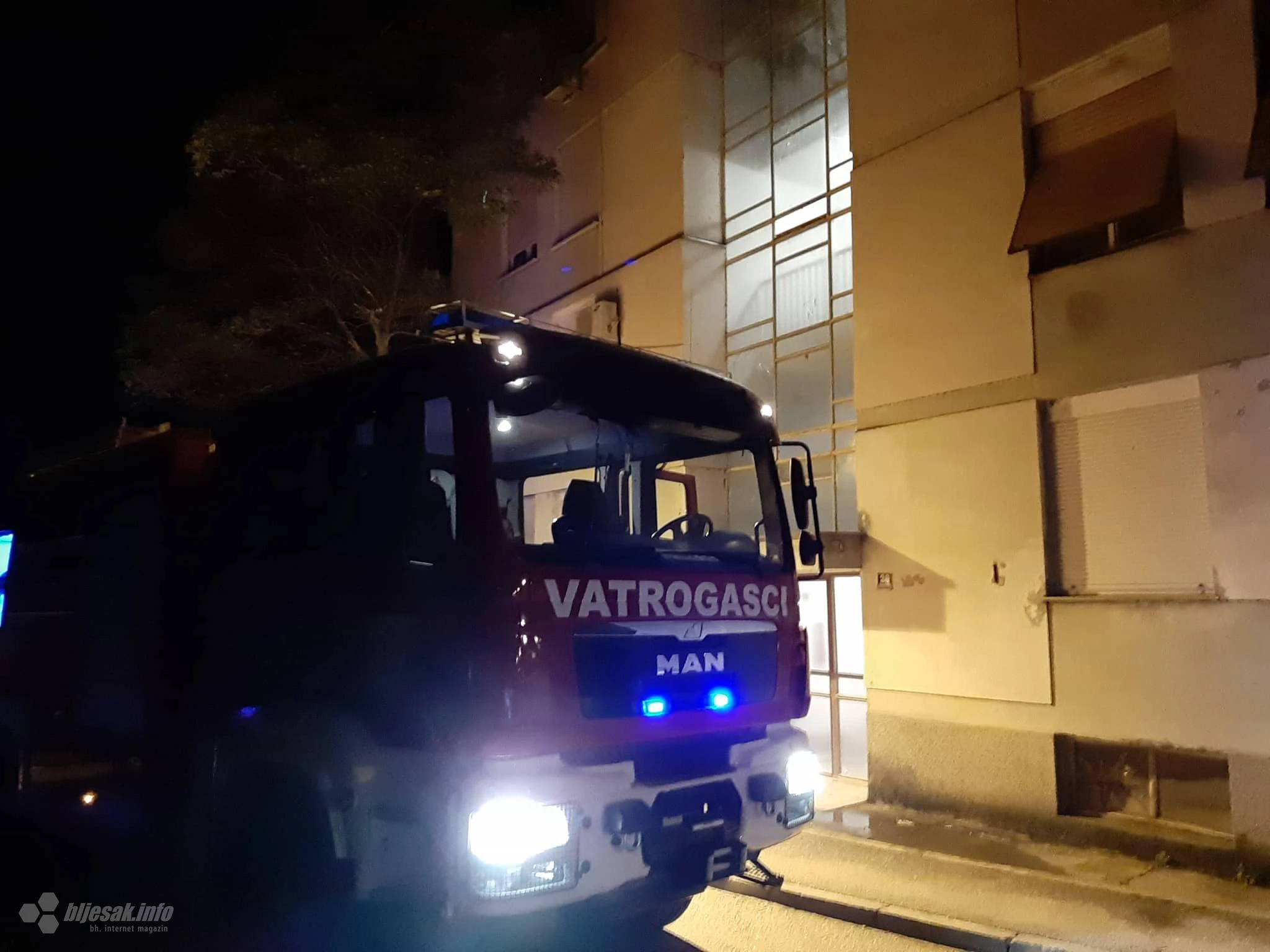 U 'Omladinskoj' izbio požar, vatrogasci brzo reagirali