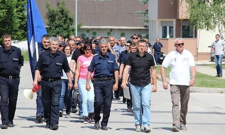 Štrajk upozorenja Sindikata MUP-a HBŽ-a