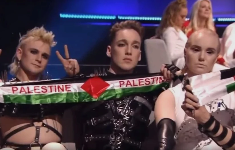 Skandal na Eurosongu: Islandska grupa razvila zastave Palestine