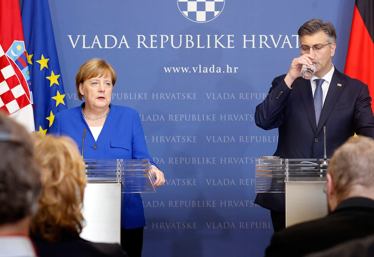 Merkel i Plenković poručili iz Zagreba da podržavaju EU put zemalja Zapadnog Balkana