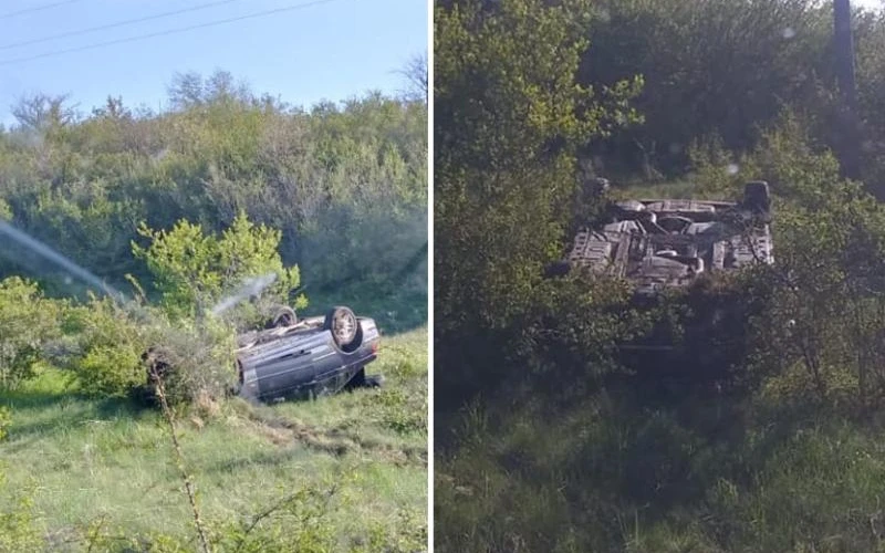 Tomislavgrad: BMW završio na krovu