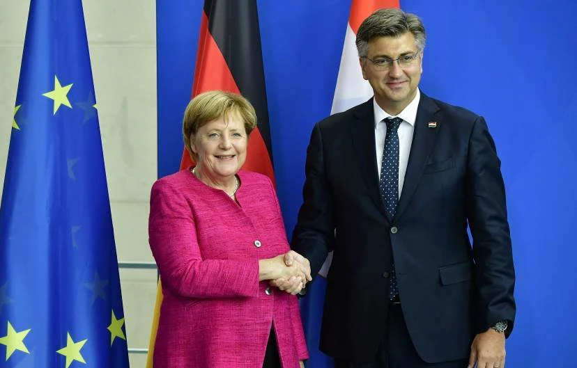 Angela Merkel u Hrvatskoj
