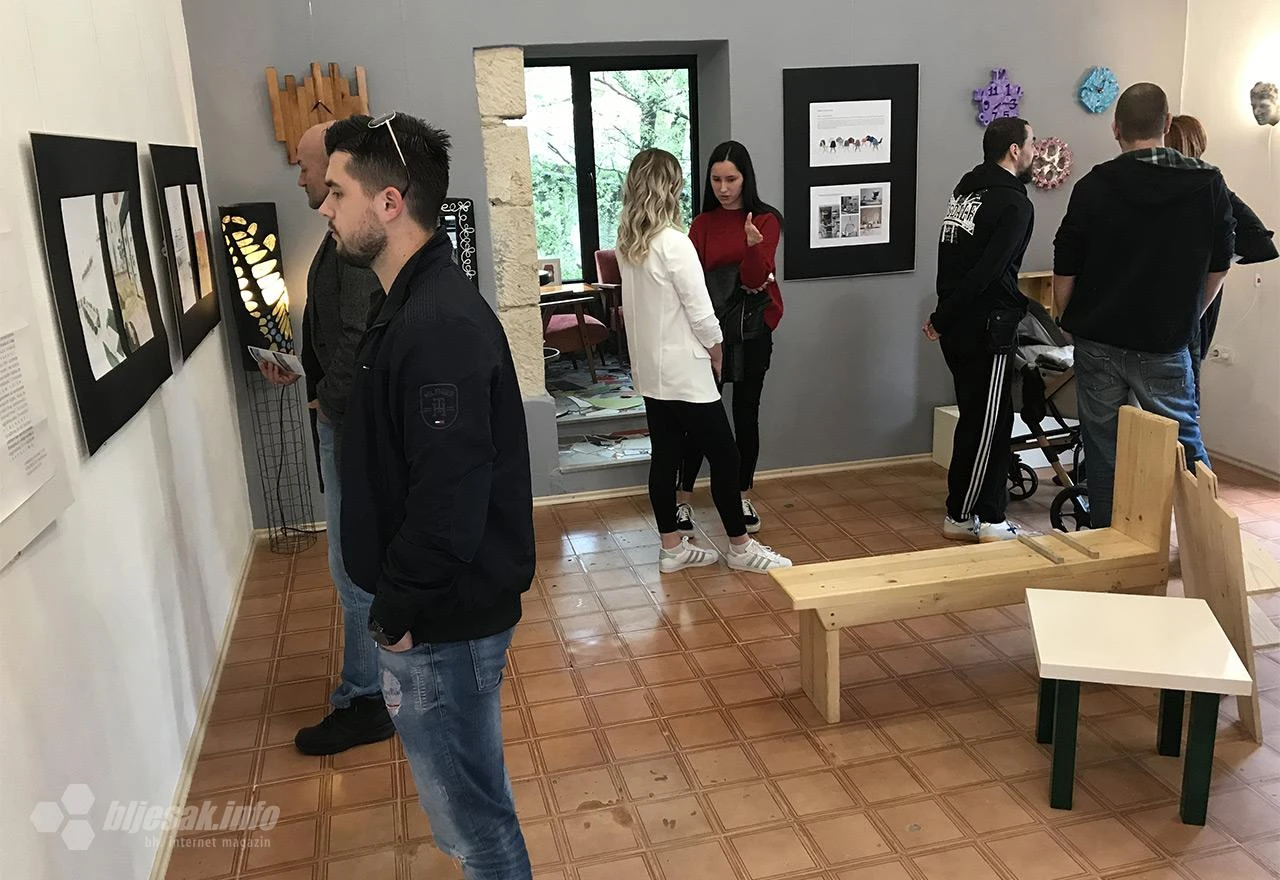 Izložba dizajnera interijera mostarske srednje škole otvorena u Širokom Brijegu