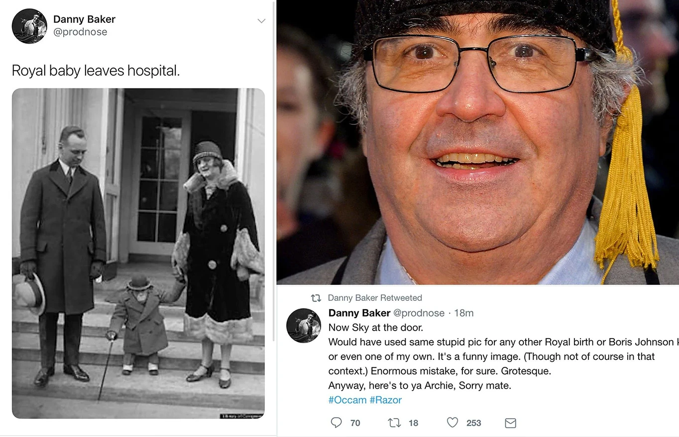 Voditelj BBC-a otpušten nakon tweeta o kraljevskoj bebi  