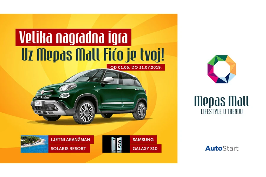 Velika nagradna igra ''Uz Mepas Mall Fićo je tvoj!''