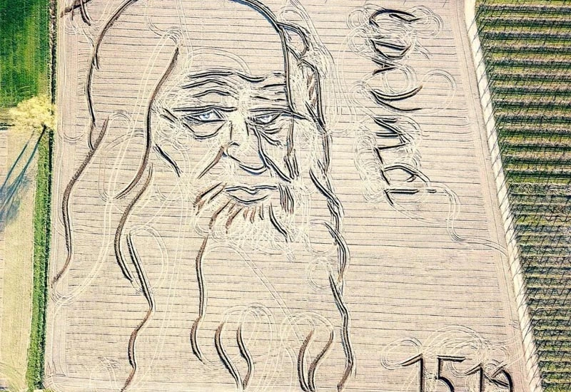 Autoportret da Vincija u talijanskom polju
