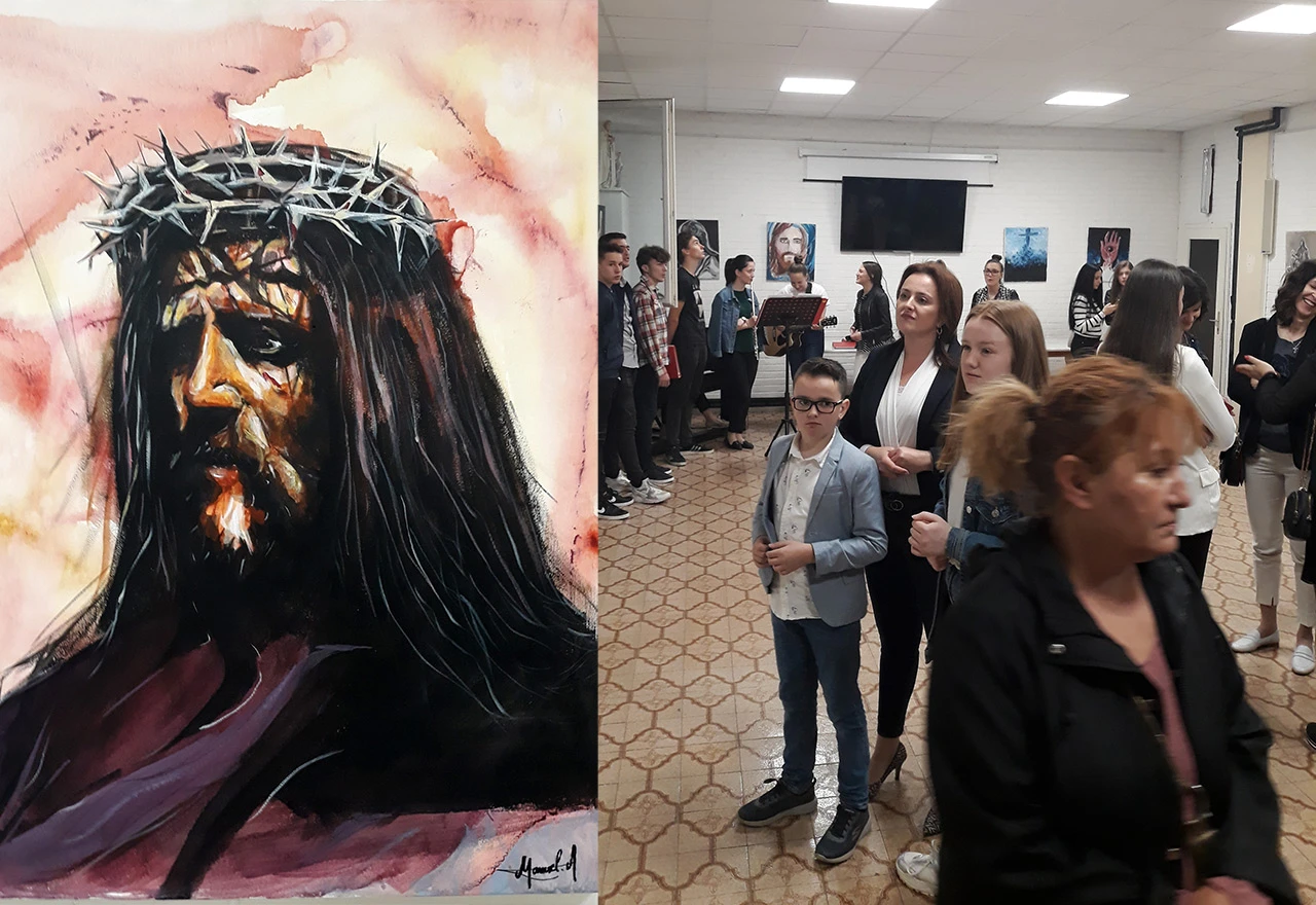 Izložba talentiranog mladića Manuela Andrašića