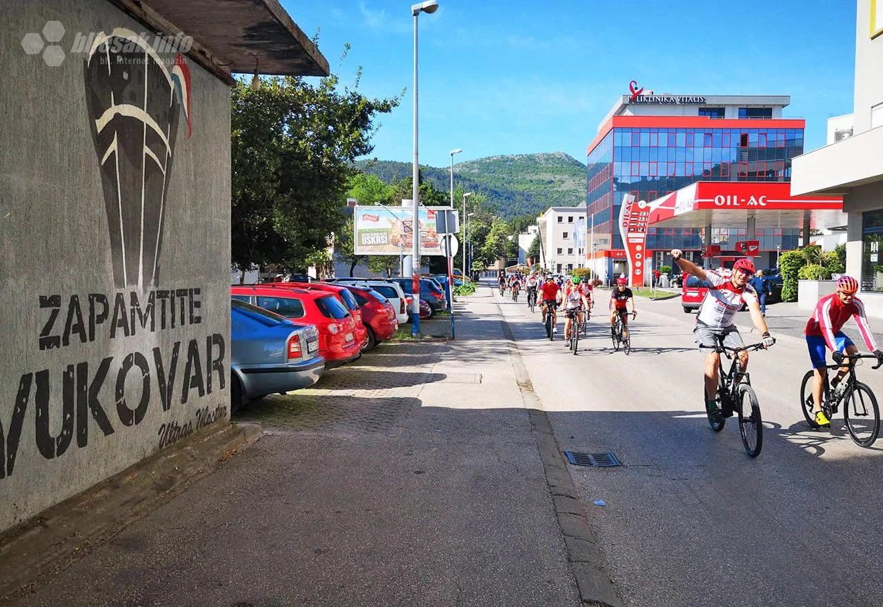 Iz Mostara krenula biciklistička karavana prema Vukovaru; evo što ih sve očekuje na putu