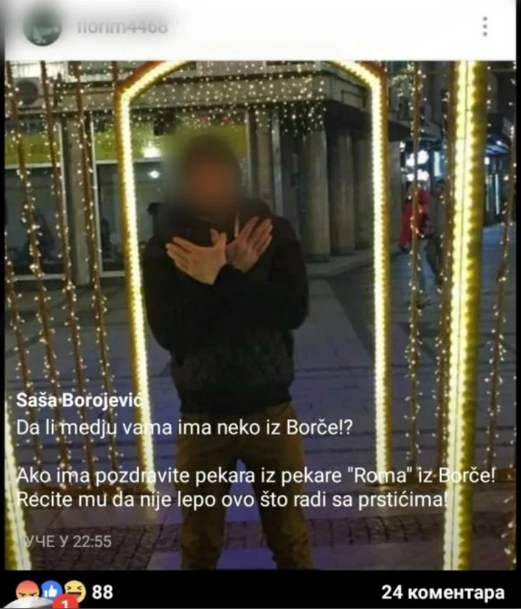 Napad na pekaru zbog fotografije s dvoglavim orlom